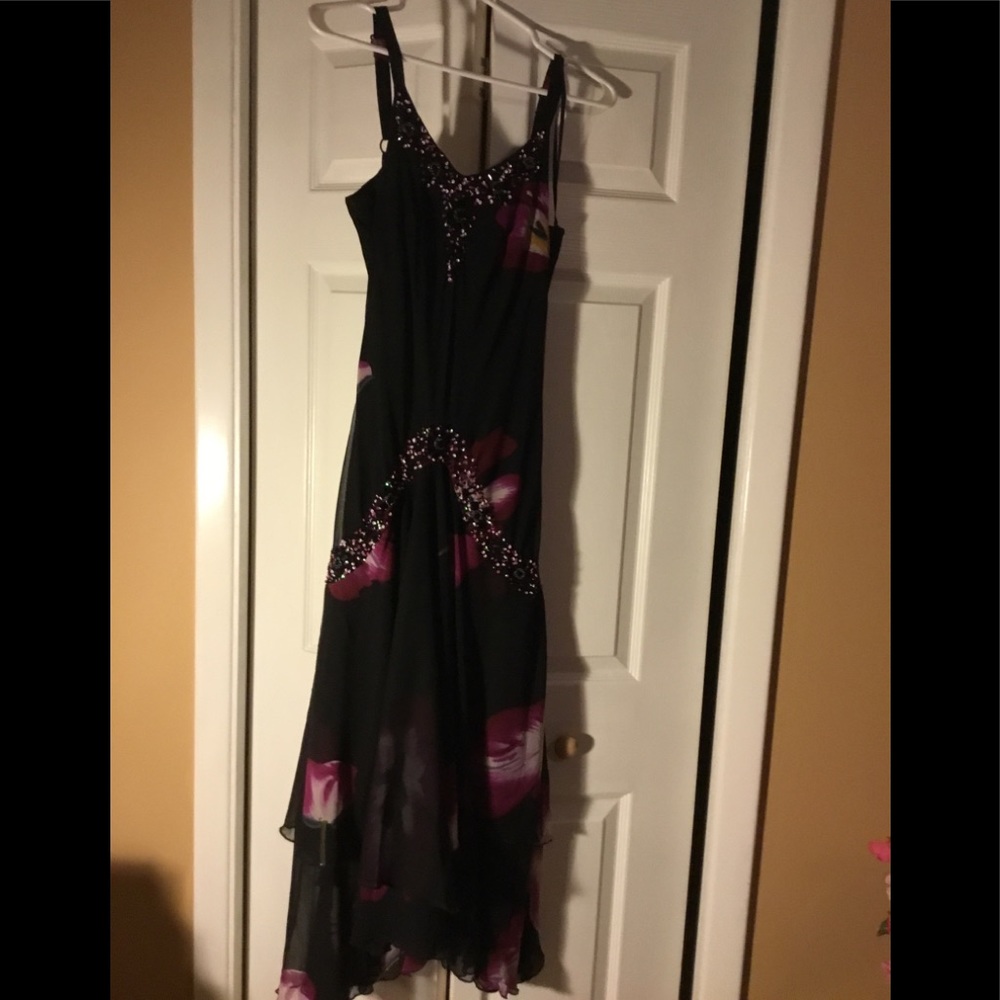 Mid length evening dress